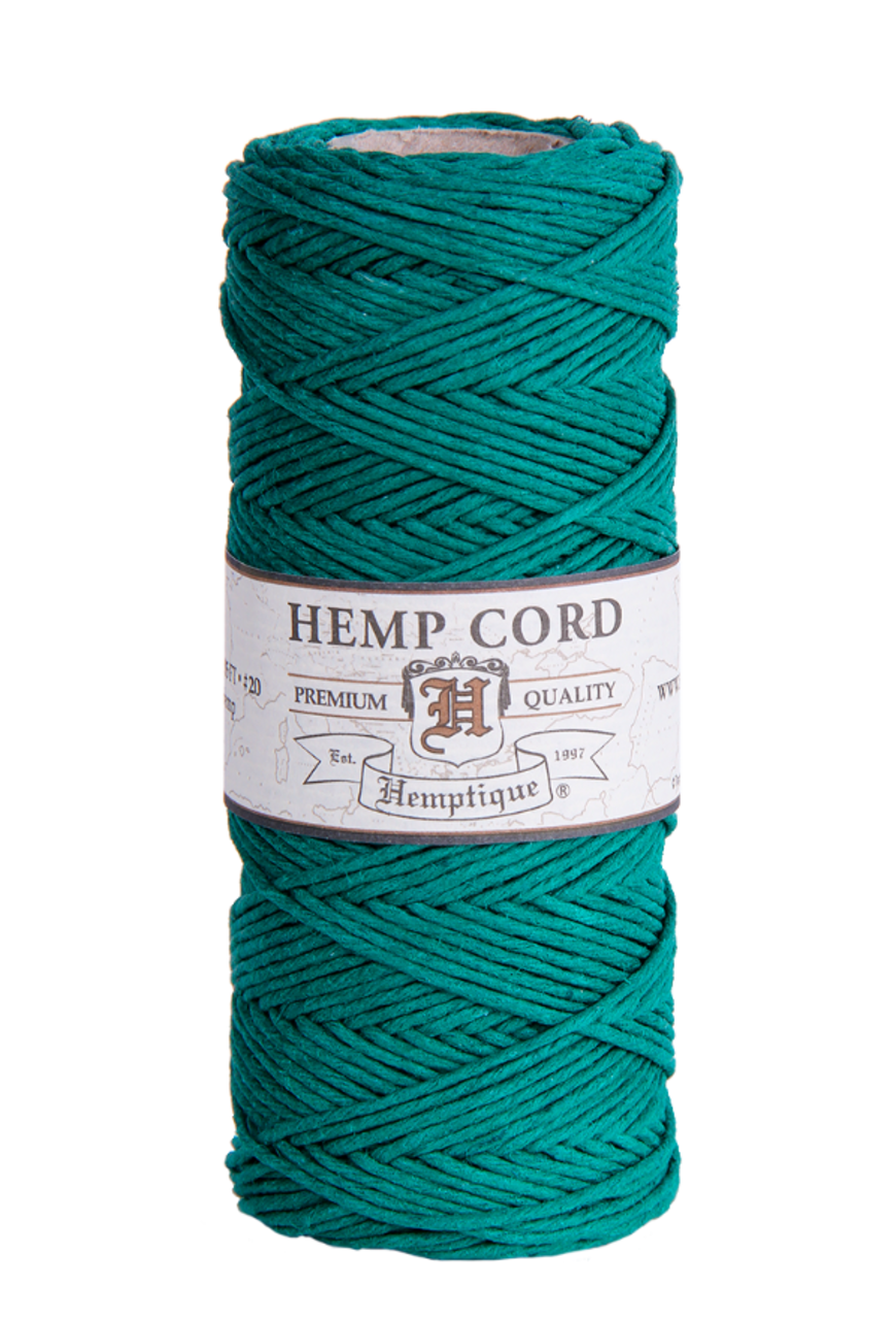 Hemptique 1mm #20 Hemp Cord Spools Jewelry Making Macrame Crochet Crafting Gift Wrapping